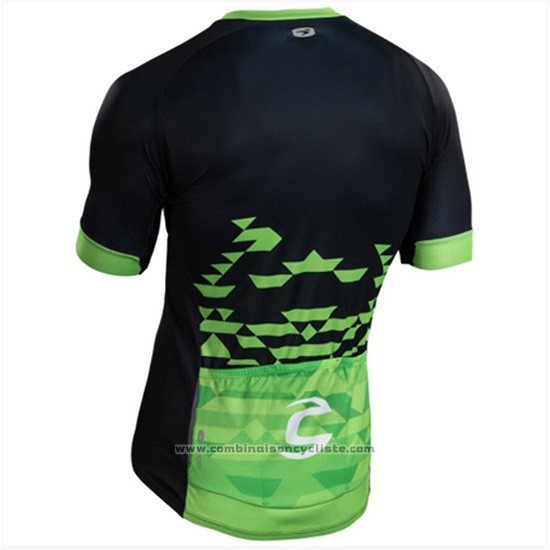 2018 Maillot Cyclisme Sugoi RS Training Noir et Vert Manches Courtes et Cuissard