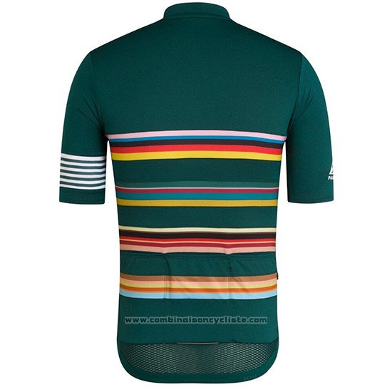 2019 Maillot Cyclisme Rcc Paul Smith Vert Manches Courtes et Cuissard