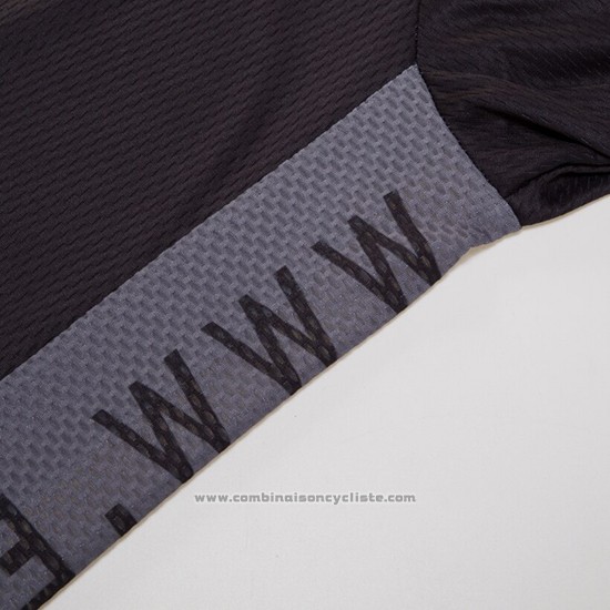 2019 Maillot Cyclisme Dna Noir Manches Courtes et Cuissard
