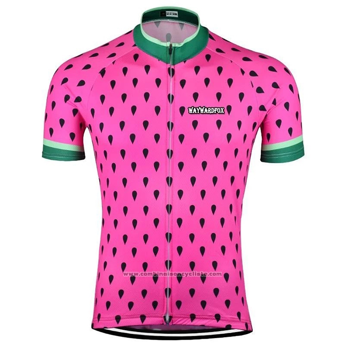 2020 Maillot Cyclisme Astek Rose Manches Courtes et Cuissard