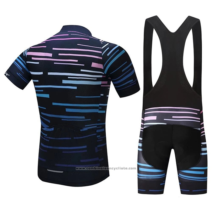2020 Maillot Cyclisme Octos Bleu Manches Courtes et Cuissard