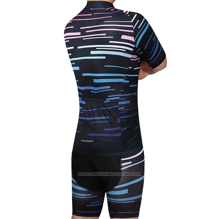 2020 Maillot Cyclisme Octos Bleu Manches Courtes et Cuissard