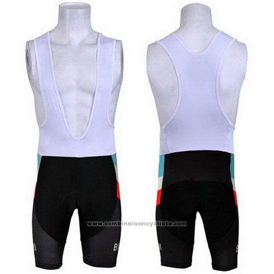 2013 Maillot Cyclisme Bianchi Noir et Bleu Clair Manches Courtes et Cuissard