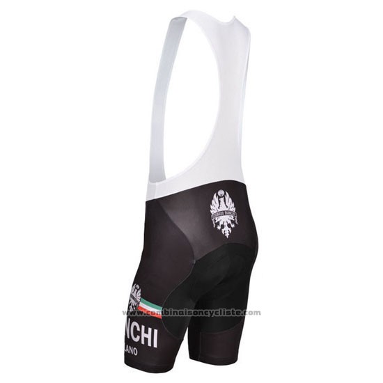 2014 Maillot Cyclisme Bianchi Blanc et Vert Manches Courtes et Cuissard