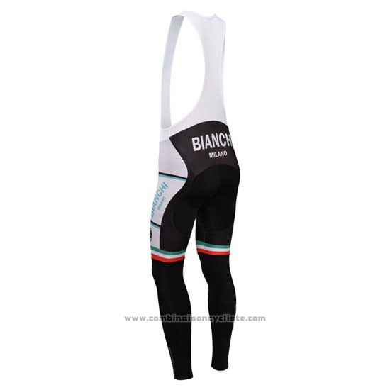 2015 Maillot Cyclisme Bardiani Ml Noir et Bleu Manches Courtes et Cuissard