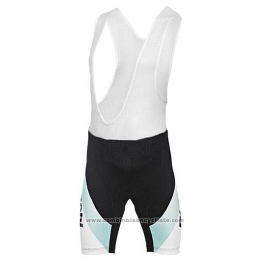 2017 Maillot Cyclisme Bianchi Blanc Manches Courtes et Cuissard