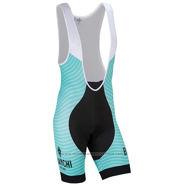 2017 Maillot Cyclisme Bianchi Milano Meja Vert Manches Courtes et Cuissard