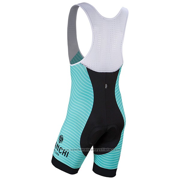 2017 Maillot Cyclisme Bianchi Milano Meja Vert Manches Courtes et Cuissard