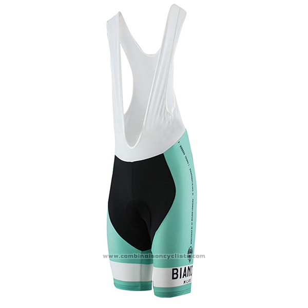 2017 Maillot Cyclisme Bianchi Milano Pride Vert Manches Courtes et Cuissard