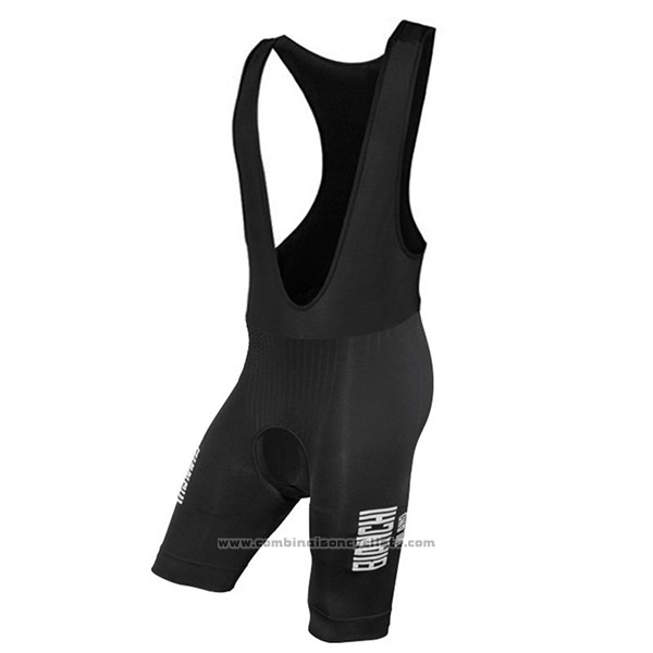 2017 Maillot Cyclisme Bianchi Milano Tago Noir Manches Courtes et Cuissard
