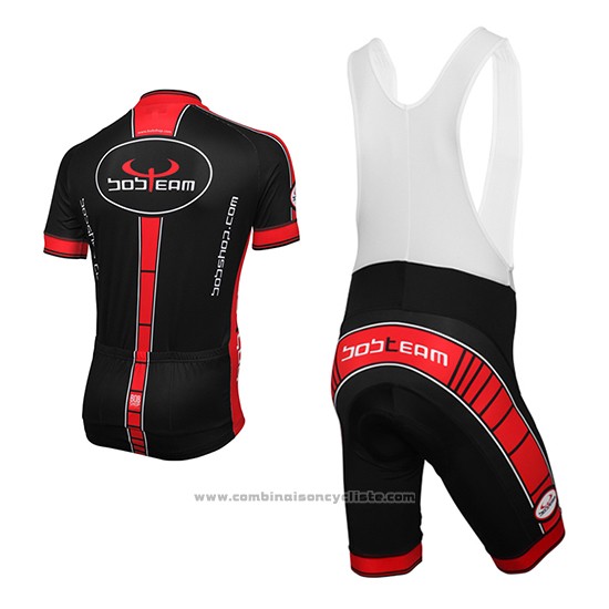 2016 Maillot Cyclisme Bobteam Noir Manches Courtes et Cuissard