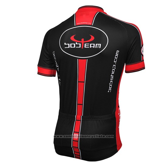 2016 Maillot Cyclisme Bobteam Noir Manches Courtes et Cuissard