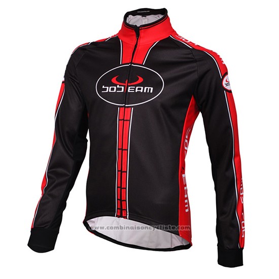 2016 Maillot Cyclisme Bobteam Noir Manches Longues et Cuissard