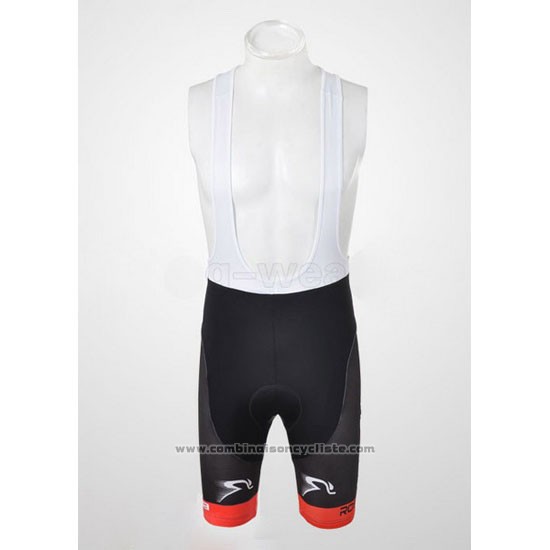 2010 Maillot Cyclisme Castelli Blanc et Rouge Manches Courtes et Cuissard