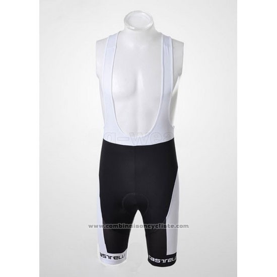 2011 Maillot Cyclisme Castelli Noir Manches Courtes et Cuissard