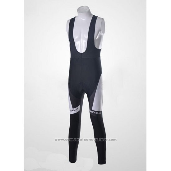 2011 Maillot Cyclisme Castelli Noir Manches Longues et Cuissard