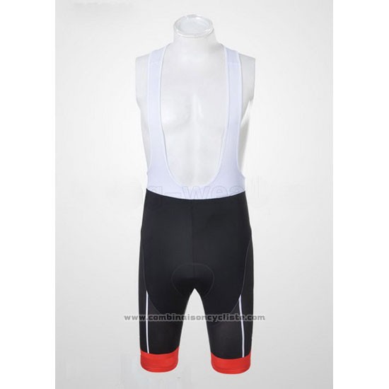 2011 Maillot Cyclisme Castelli Noir et Rouge Manches Courtes et Cuissard