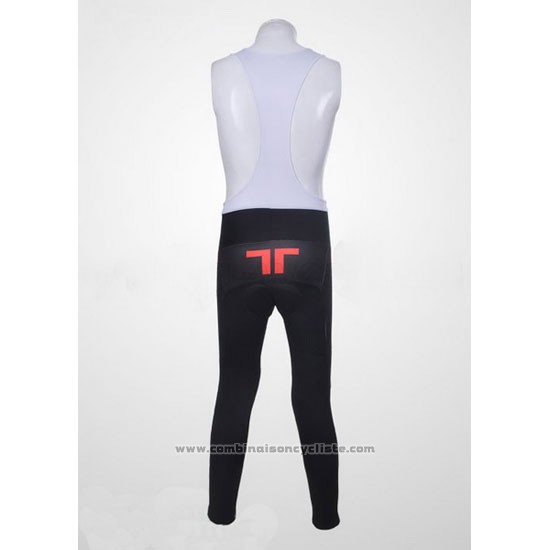 2011 Maillot Cyclisme Castelli Orange et Noir Manches Longues et Cuissard