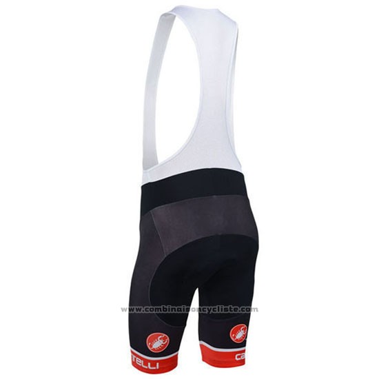 2013 Maillot Cyclisme Castelli Blanc Manches Courtes et Cuissard