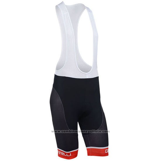 2013 Maillot Cyclisme Castelli Noir Manches Courtes et Cuissard