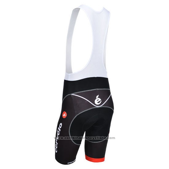 2013 Maillot Cyclisme Cervelo Blanc et Noir Manches Courtes et Cuissard