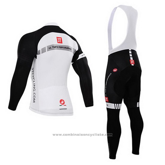 2015 Maillot Cyclisme Castelli Profond Noir Manches Longues et Cuissard