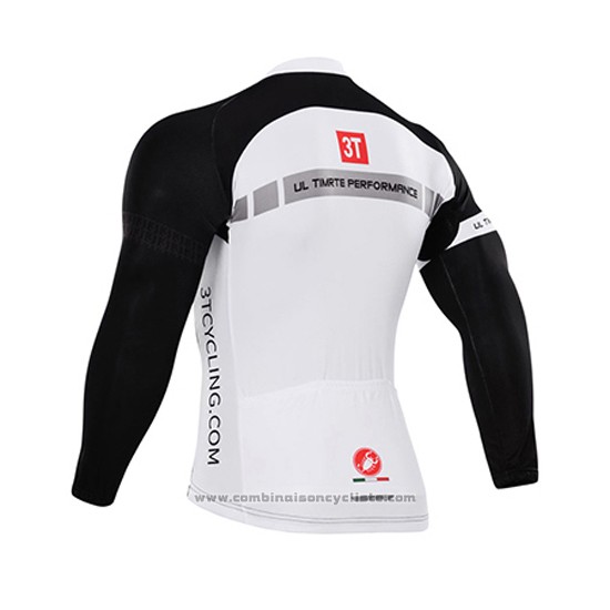 2015 Maillot Cyclisme Castelli Profond Noir Manches Longues et Cuissard