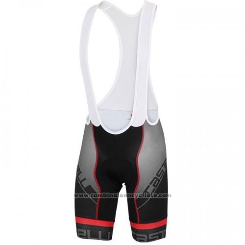 2016 Maillot Cyclisme Castelli Blanc Manches Courtes et Cuissard