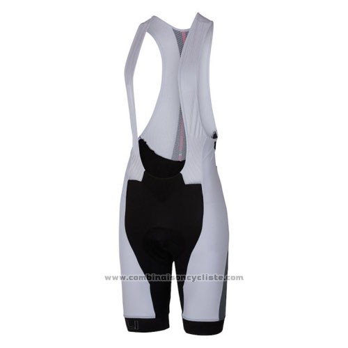 2016 Maillot Cyclisme Castelli Blanc et Rouge Manches Courtes et Cuissard