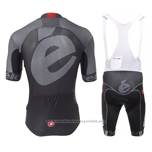 2016 Maillot Cyclisme Castelli Cervelo et Noir Manches Courtes et Cuissard