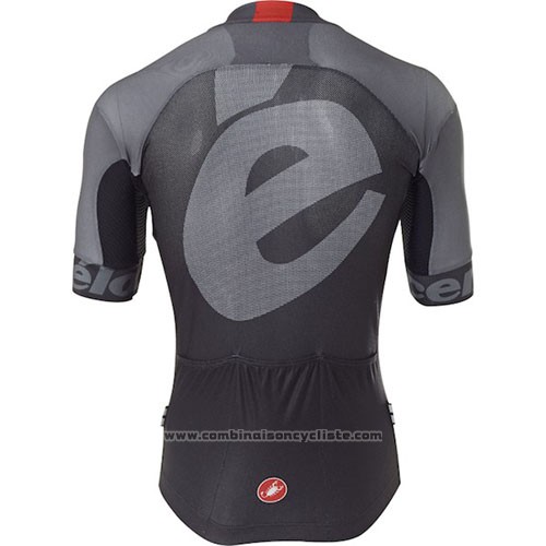 2016 Maillot Cyclisme Castelli Cervelo et Noir Manches Courtes et Cuissard