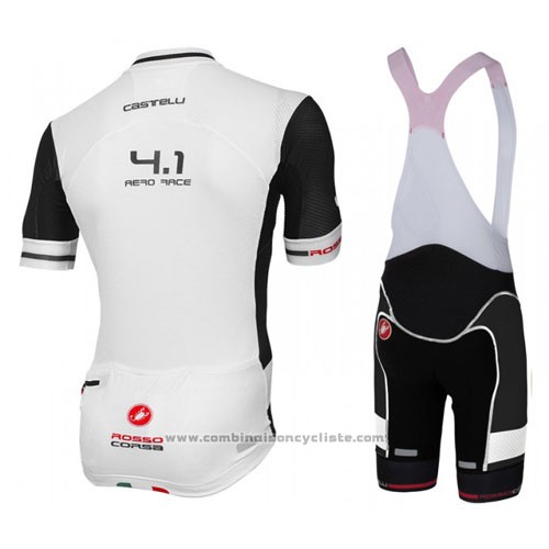 2016 Maillot Cyclisme Castelli Crema Manches Courtes et Cuissard
