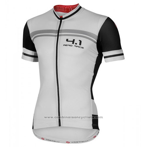 2016 Maillot Cyclisme Castelli Crema Manches Courtes et Cuissard