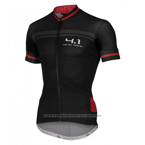 2016 Maillot Cyclisme Castelli Noir Manches Courtes et Cuissard