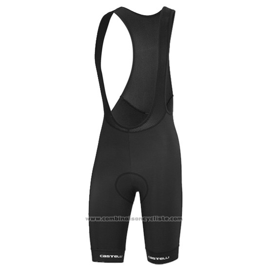 2016 Maillot Cyclisme Castelli Rouge et Noir Manches Courtes et Cuissard