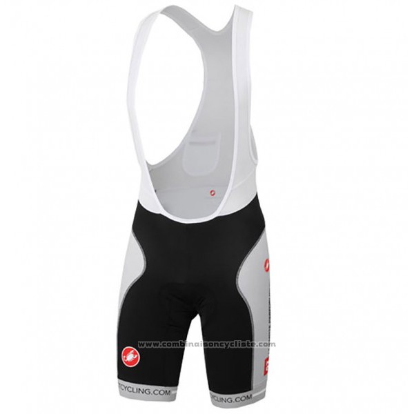 2017 Maillot Cyclisme Castelli 3t Gris et Noir Manches Courtes et Cuissard