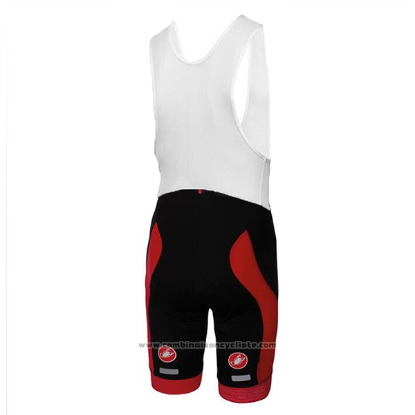 2017 Maillot Cyclisme Castelli Blanc Manches Courtes et Cuissard