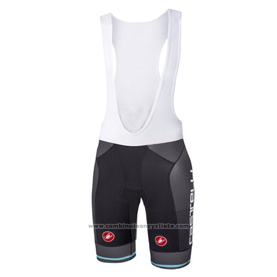 2017 Maillot Cyclisme Castelli Lumiere Noir Manches Courtes et Cuissard