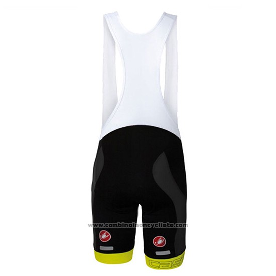 2017 Maillot Cyclisme Castelli Profond Gris Manches Courtes et Cuissard