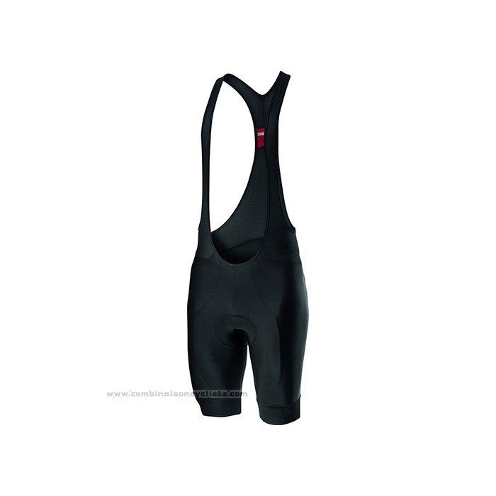 2021 Maillot Cyclisme Castelli Bleu Noir Manches Courtes et Cuissard
