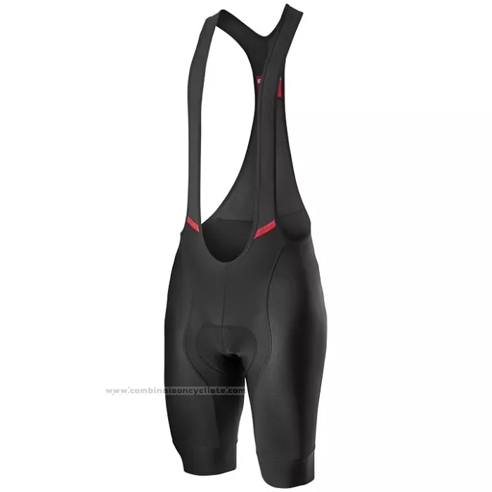 2022 Maillot Cyclisme Castelli Profond Gris Manches Courtes et Cuissard