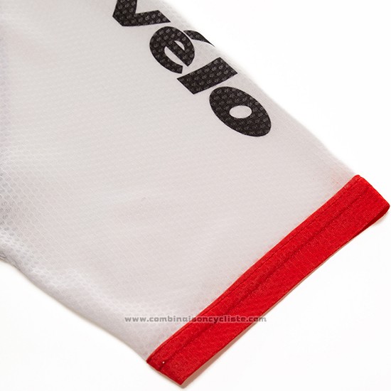 2018 Maillot Cyclisme Cervelo Blanc et Noir Manches Courtes et Cuissard