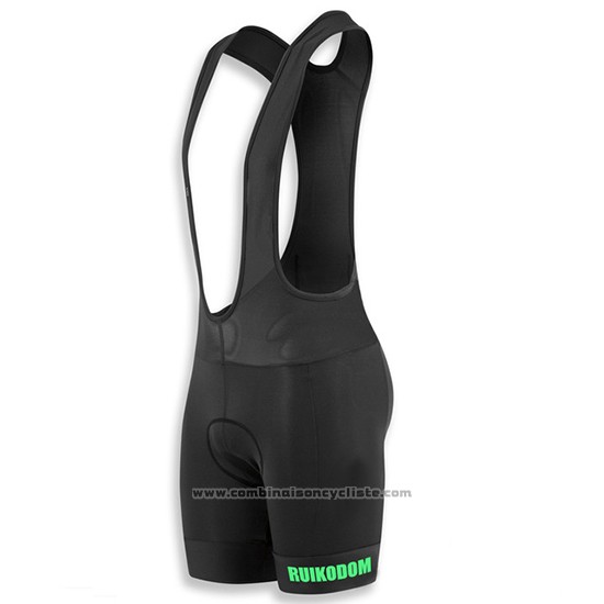 2018 Maillot Cyclisme Cervelo Vert et Noir Manches Courtes et Cuissard