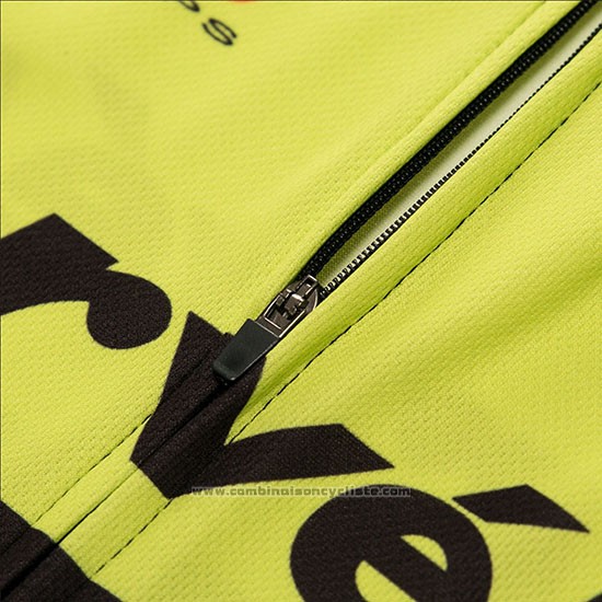2018 Maillot Cyclisme Cervelo Vert et Noir Manches Courtes et Cuissard