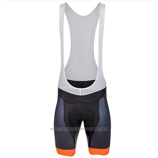 2018 Maillot Cyclisme Cipollini Easy Noir et Orange Manches Courtes et Cuissard