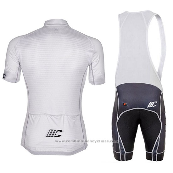 2018 Maillot Cyclisme Cipollini Shading Blanc Manches Courtes et Cuissard