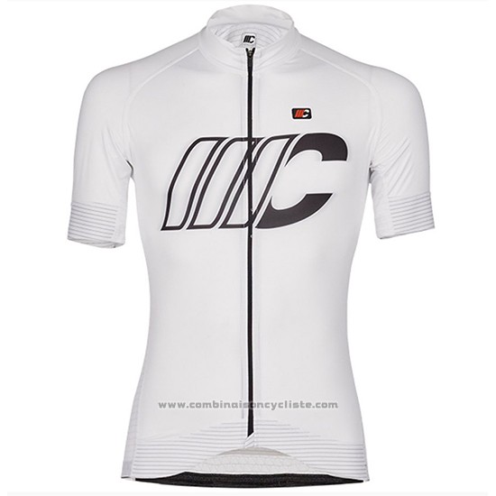 2018 Maillot Cyclisme Cipollini Shading Blanc Manches Courtes et Cuissard