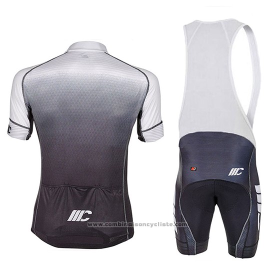 2018 Maillot Cyclisme Cipollini Shading Gris Manches Courtes et Cuissard