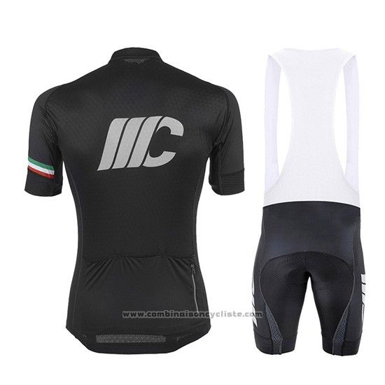 2019 Maillot Cyclisme Cipollini Noir Manches Courtes et Cuissard