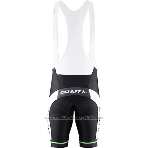 2016 Maillot Cyclisme Craft Vert et Noir Manches Courtes et Cuissard